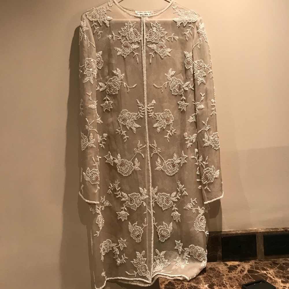 Chetta B Sheer Evening Dress Jacket